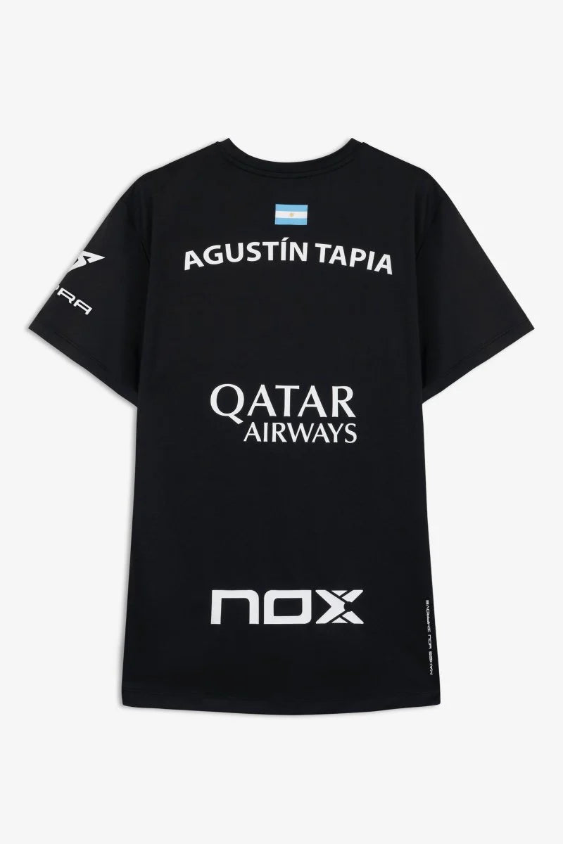 Agustin Tapia Sponsors AT10 Black T-Shirt