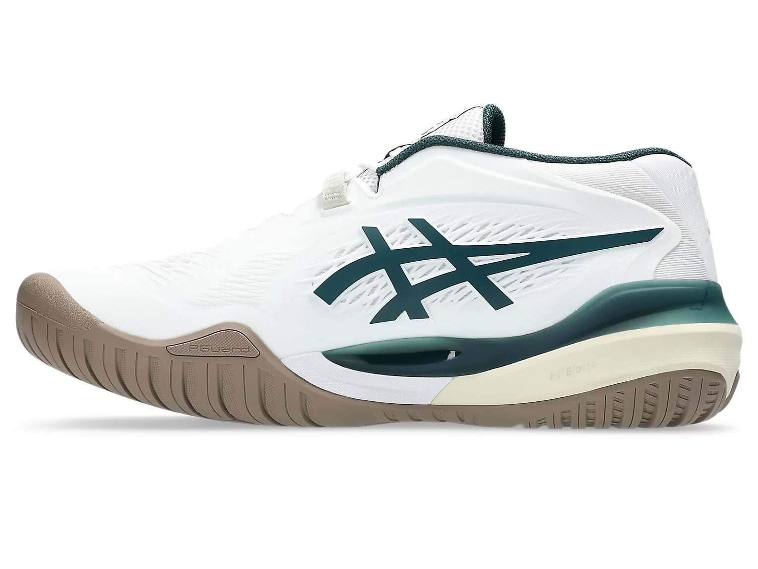 Asics Gel Resolution X White/Saxon Green