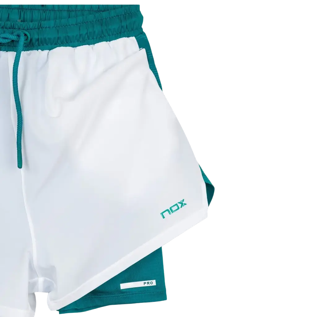 Nox Pro Series White/Ivy Green Shorts
