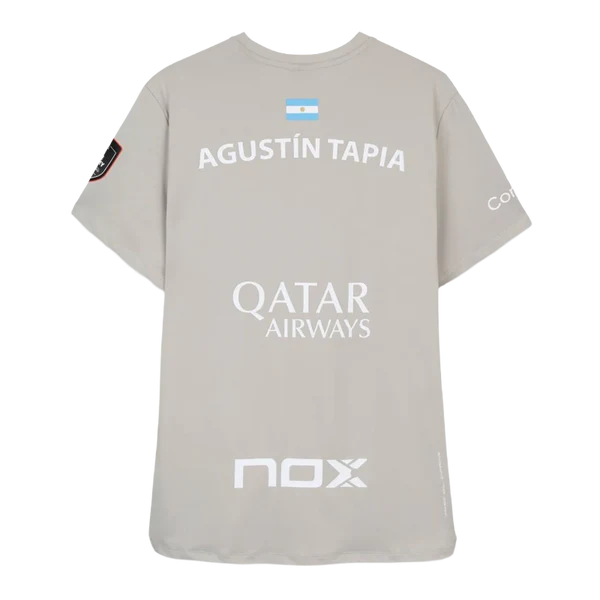 Agustin Tapia Sponsors AT10 Grey T-Shirt 2026