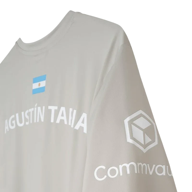 Agustin Tapia Sponsors AT10 Grey T-Shirt 2026