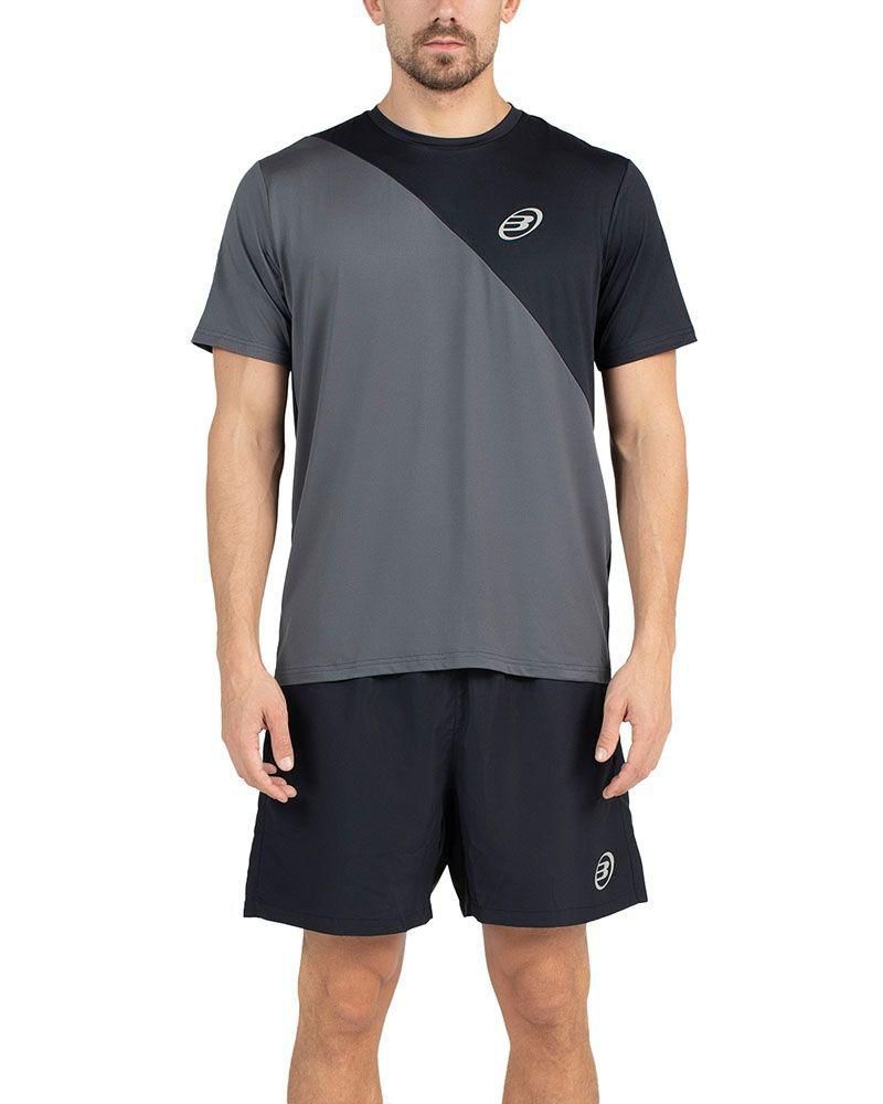 Bullpadel Palazuel Tshirt Black/Grey
