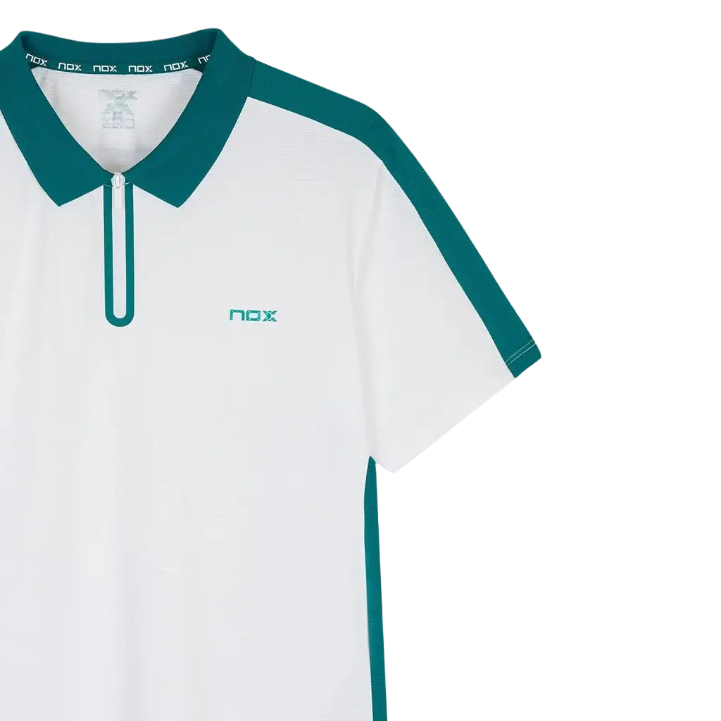 Nox Pro Series White/Ivy Green Polo