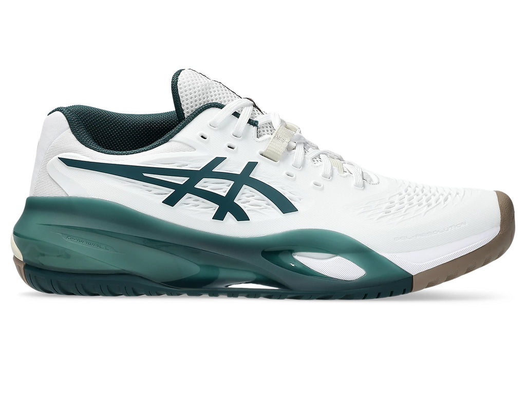 Asics Gel Resolution X White/Saxon Green